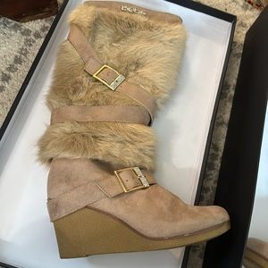 Bebe furry boots
